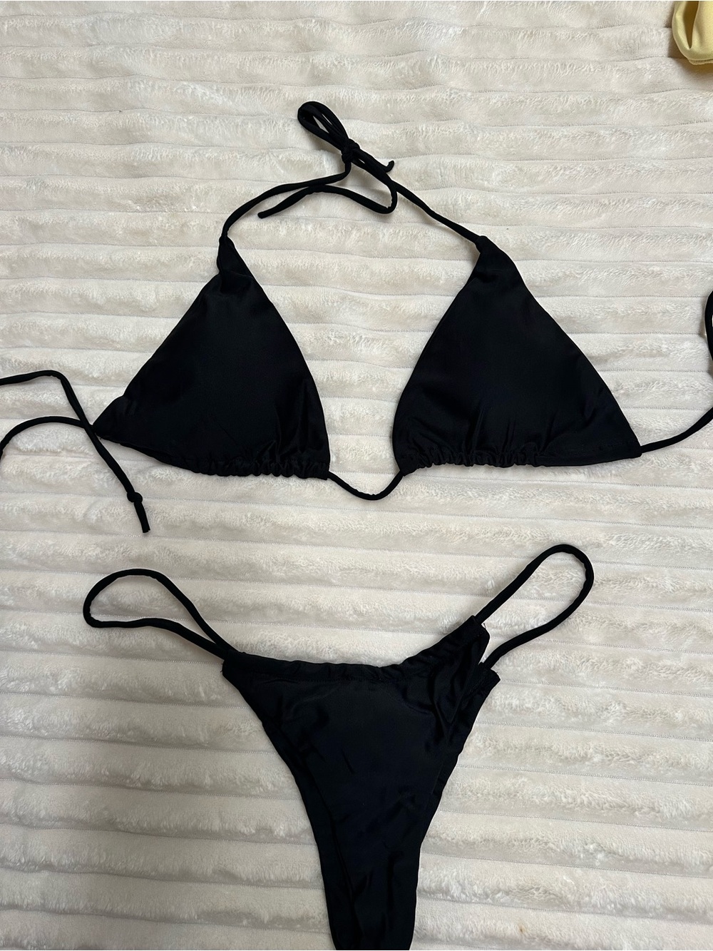 Black Triangle Bikini Set - Women Swim